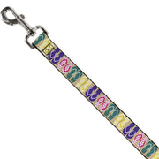 Dog Leash - Flip Flops5 CLOSE-UP Sand/Multi Color