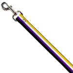 Dog Leash - Flag Non-Binary Stripe