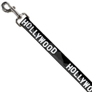 Dog Leash - HOLLYWOOD Sign Skyline Black/Grays/White