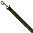 Load image into Gallery viewer, Dog Leash - Hash Mark Stripe Black/Multi Color
