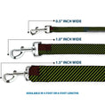 Load image into Gallery viewer, Dog Leash - Hash Mark Stripe Black/Multi Color
