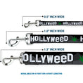 Load image into Gallery viewer, Dog Leash - HOLLYWEED Sign Skyline/Pot Leaf Black/Grays/White/Green
