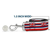 Dog Leash - Hawaii Flag Continuous Repeat