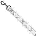 Load image into Gallery viewer, Dog Leash - Hockey Sticks and Puck White/Black
