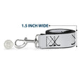 Load image into Gallery viewer, Dog Leash - Hockey Sticks and Puck White/Black
