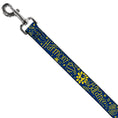 Load image into Gallery viewer, Dog Leash - HARMONY BALANCE LIFE Icons Collage Blue/Yellow
