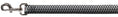 Load image into Gallery viewer, Dog Leash - Mustache Monogram Black/Grays
