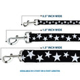 Load image into Gallery viewer, Dog Leash - Multi Stars Black/White
