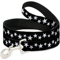 Load image into Gallery viewer, Dog Leash - Multi Stars Black/White
