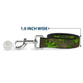 Load image into Gallery viewer, Buckle-Down Dog Leash - Marijuana Leaves Stacked Browns/Greens
