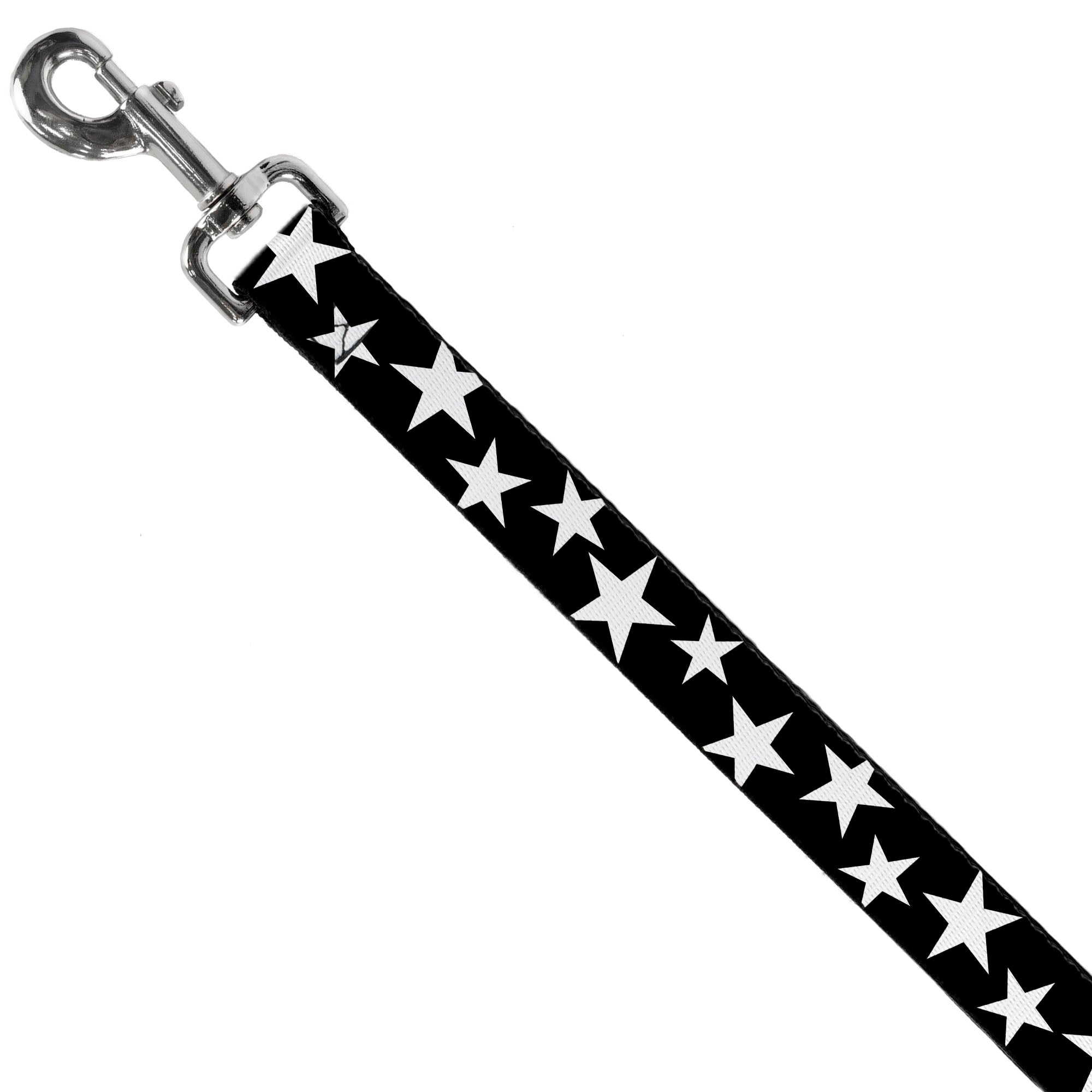 Dog Leash - Multi Stars Black/White/Black/White Outline