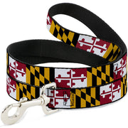 Dog Leash - Maryland Flags