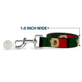 Load image into Gallery viewer, Dog Leash - Mexico Flag Distressed Painting
