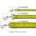 Load image into Gallery viewer, Dog Leash - Measuring Tape Inches + Centimeters
