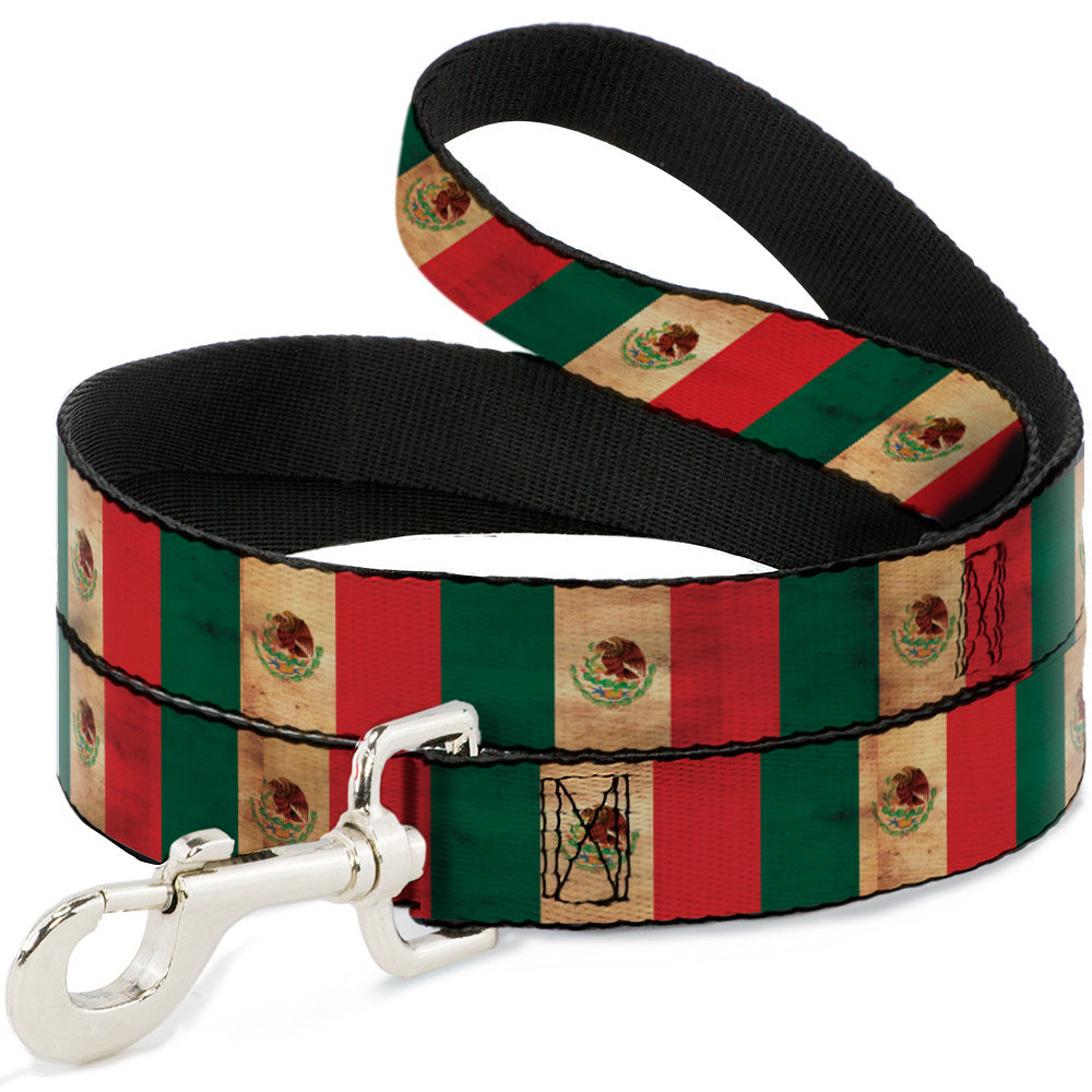 Dog Leash - Mexico Flag Continuous Vintage