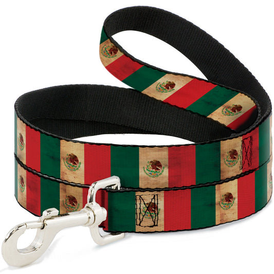 Dog Leash - Mexico Flag Continuous Vintage