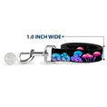 Load image into Gallery viewer, Dog Leash - Mushroom Glow Black/Multi Color
