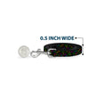 Load image into Gallery viewer, Dog Leash - Mushroom Outline Scattered Black/Multi Neon
