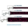 Load image into Gallery viewer, Dog Leash - Marble Black/Hot Pink
