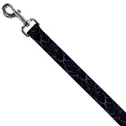 Dog Leash - Marble Black/Purple