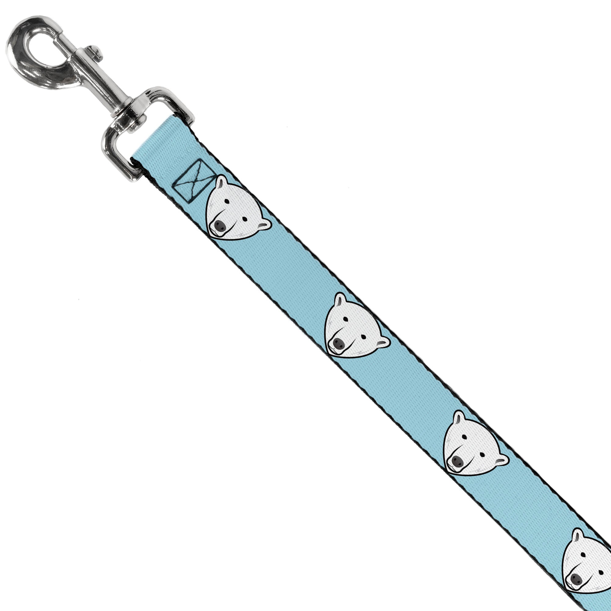 Dog Leash - Polar Bear Repeat Baby Blue