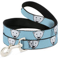 Load image into Gallery viewer, Dog Leash - Polar Bear Repeat Baby Blue
