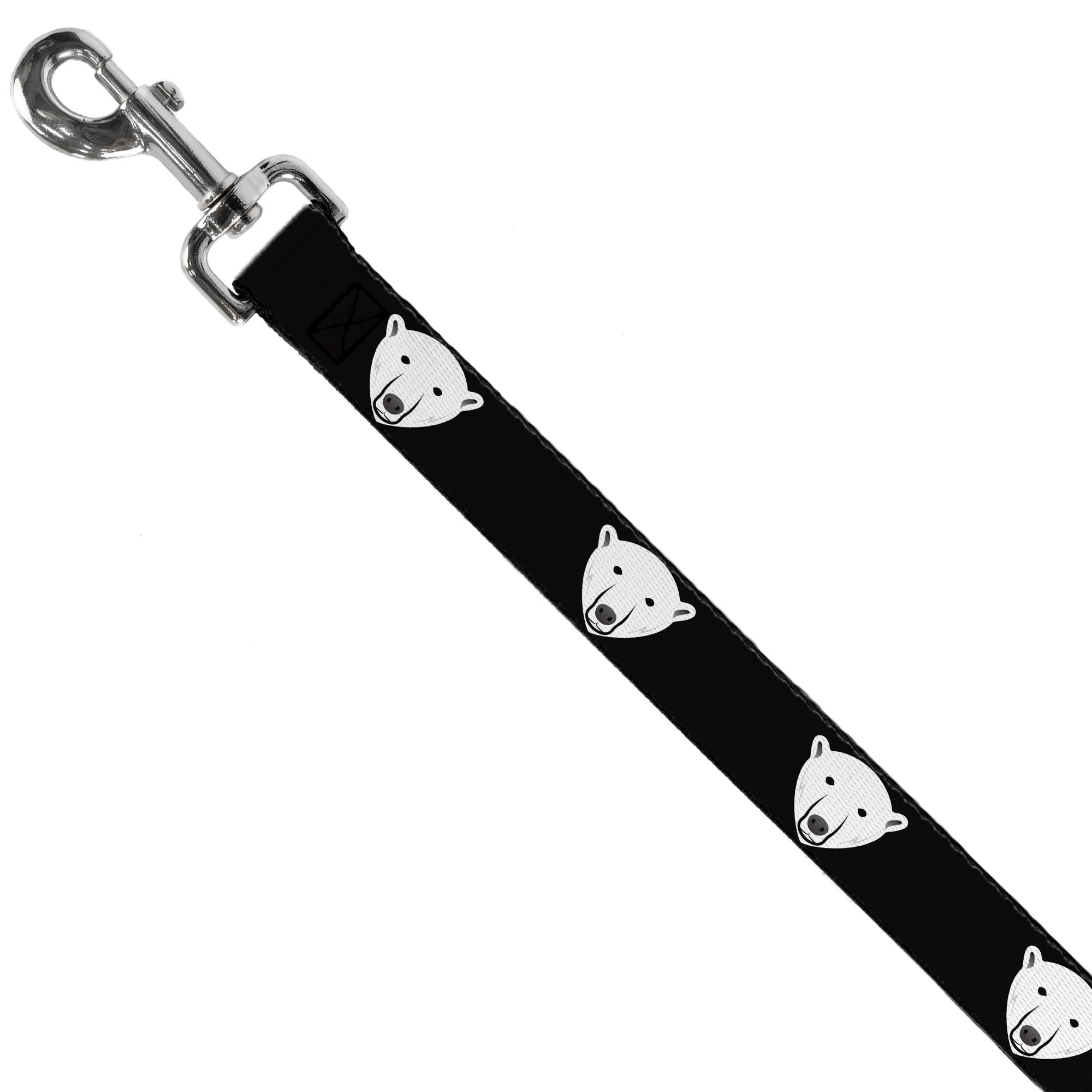 Dog Leash - Polar Bear Repeat Black