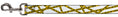 Load image into Gallery viewer, Dog Leash - Police Line White/Yellow
