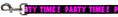 Load image into Gallery viewer, Dog Leash - PARTY TIME! Black/Fuchsia
