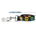 Load image into Gallery viewer, Dog Leash - Painted Sugar Skulls & Flowers Collage
