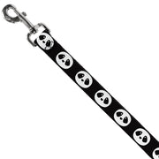 Dog Leash - Panda Face Black/White