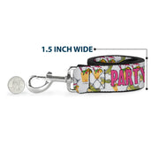 Buckle-Down Dog Leash - PARTY TIME! w/Drinks