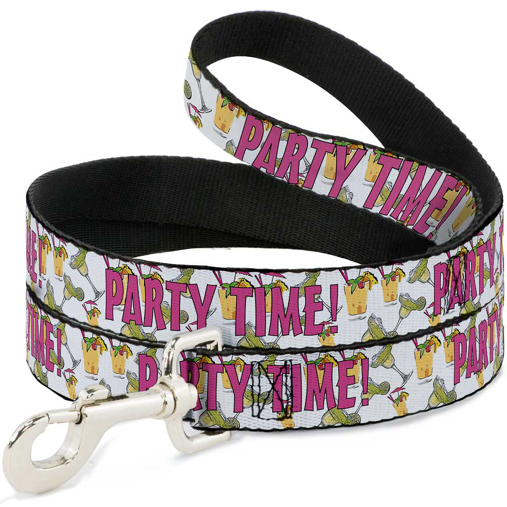 Buckle-Down Dog Leash - PARTY TIME! w/Drinks