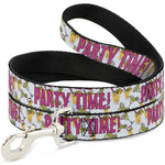 Buckle-Down Dog Leash - PARTY TIME! w/Drinks