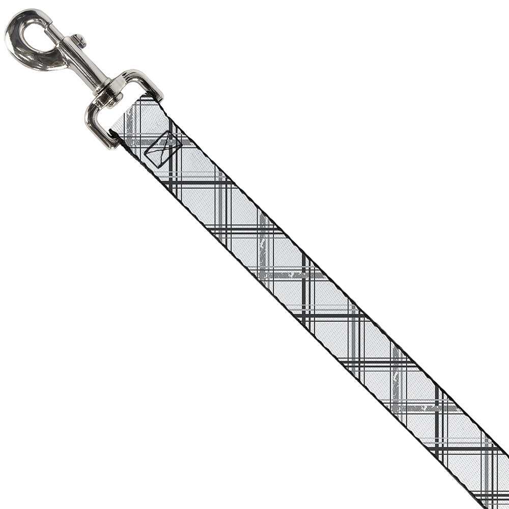 Dog Leash - Plaid X Weathered White/Gray