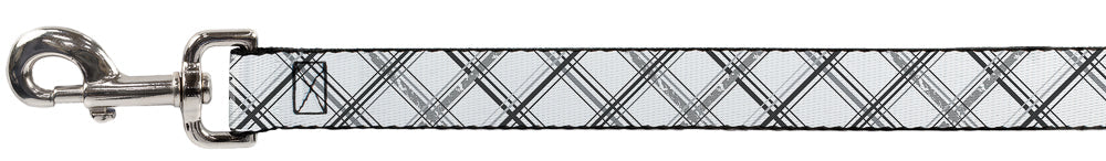 Dog Leash - Plaid X Weathered White/Gray