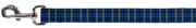 Dog Leash - Plaid Navy