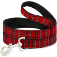Load image into Gallery viewer, Dog Leash - Plaid Red
