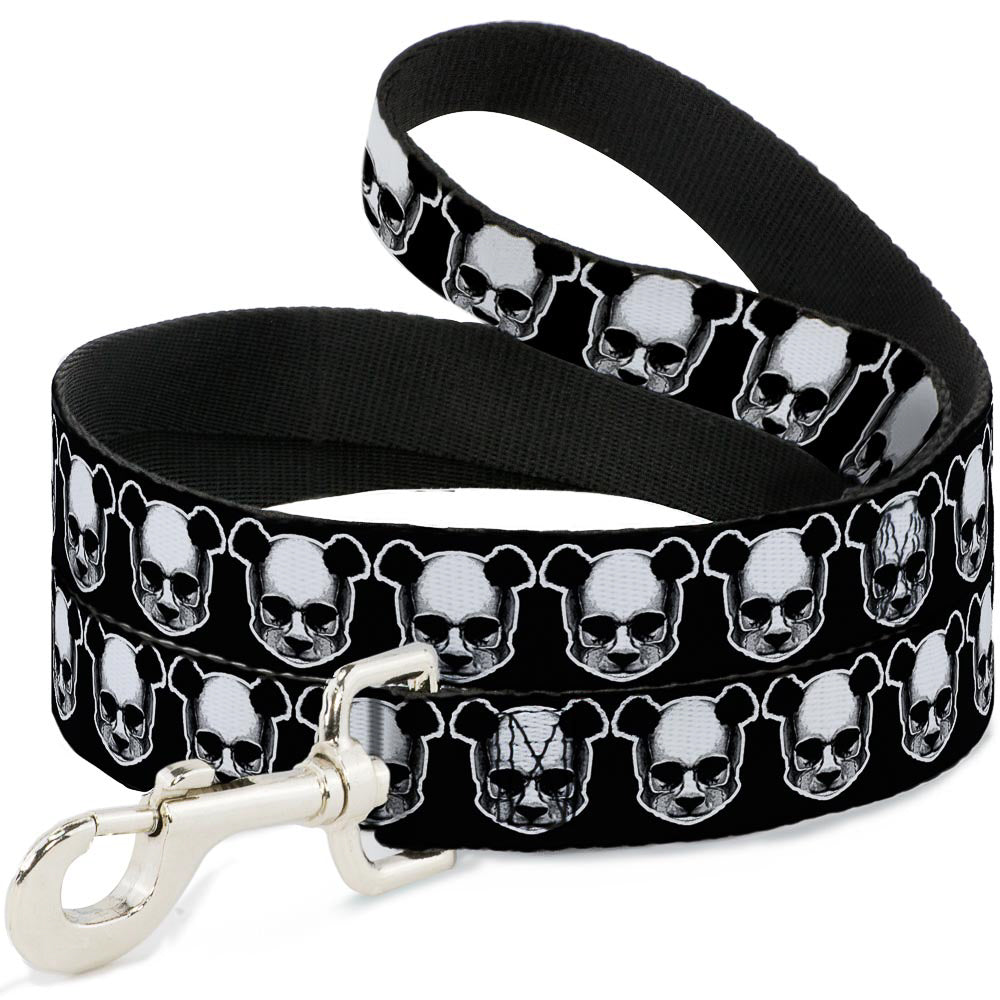 Dog Leash - Panda Skulls