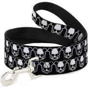 Dog Leash - Panda Skulls