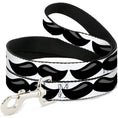 Load image into Gallery viewer, Dog Leash - Plastic Mustache White/Black
