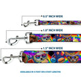 Load image into Gallery viewer, Dog Leash - Pets & Snacks Rainbow Collage
