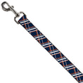 Load image into Gallery viewer, Dog Leash - Plaid X2 Navy/White/Orange
