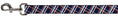 Load image into Gallery viewer, Dog Leash - Plaid X2 Navy/White/Orange
