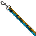 Load image into Gallery viewer, Dog Leash - Palm Trees & Gulls Leopard Brown/Blue
