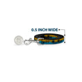 Load image into Gallery viewer, Dog Leash - Palm Trees & Gulls Leopard Brown/Blue

