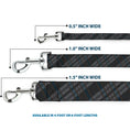 Load image into Gallery viewer, Dog Leash - Plaid Gray/Black/Brown
