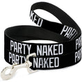 Load image into Gallery viewer, Buckle-Down Dog Leash - PARTY NAKED Black/White
