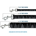 Load image into Gallery viewer, Dog Leash - Pine Tree Silhouettes Black/Grays
