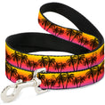 Load image into Gallery viewer, Dog Leash - Palm Trees Sunset Fade/Black
